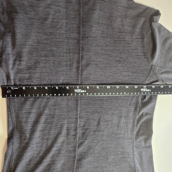 Prana Hoody Women's XS Charcoal Henley Neckline Kangaroo Pouch Long Sleeve - Picture 8 of 14